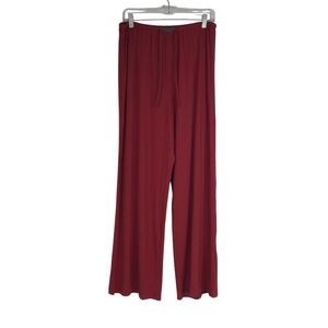 SAVAGE X FENTY -WOMEN'S LARGE - WINE DRAWSTRING WAIST LOUNGE/PAJAMA PANT